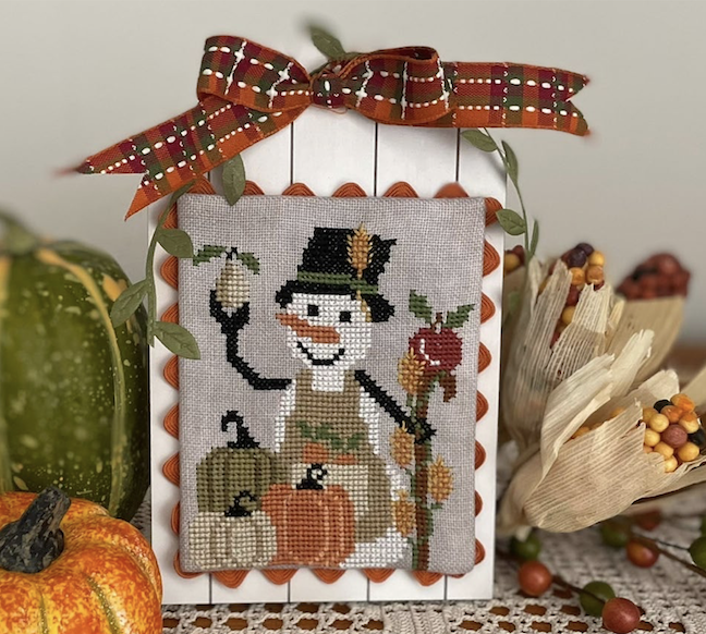 The Pumpkins' Snowman