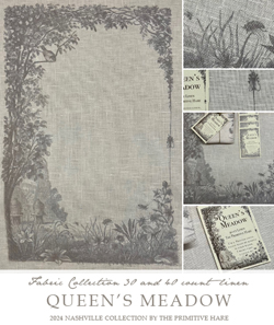 Queen's Meadow - 30 Count - Linen - Click Image to Close