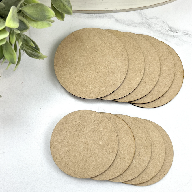 Round Cookie Jar Wood Backers