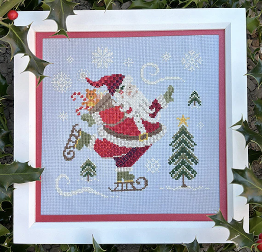 Skating Santa