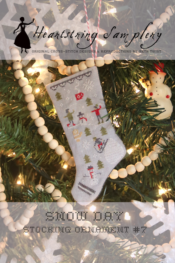 Snow Day - Stocking Ornament #2 Snow Day - Stocking Ornament #2
