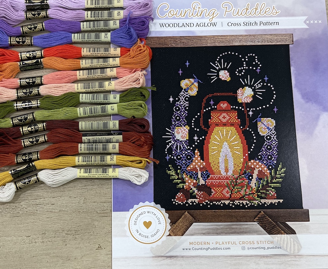 Woodland Aglow - Chart and Thread Pack Special