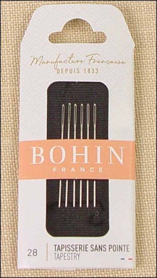 Bohin Tapestry Needles, size 28 Bohin Tapestry Needles, size 28