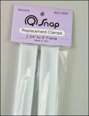 Q-Snaps. 5 3/4" Replacement Clamps Pair for 8" Frame