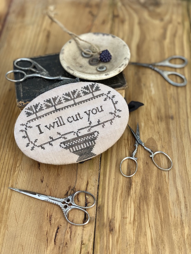 I Will Cut You Scissor Book Pattern