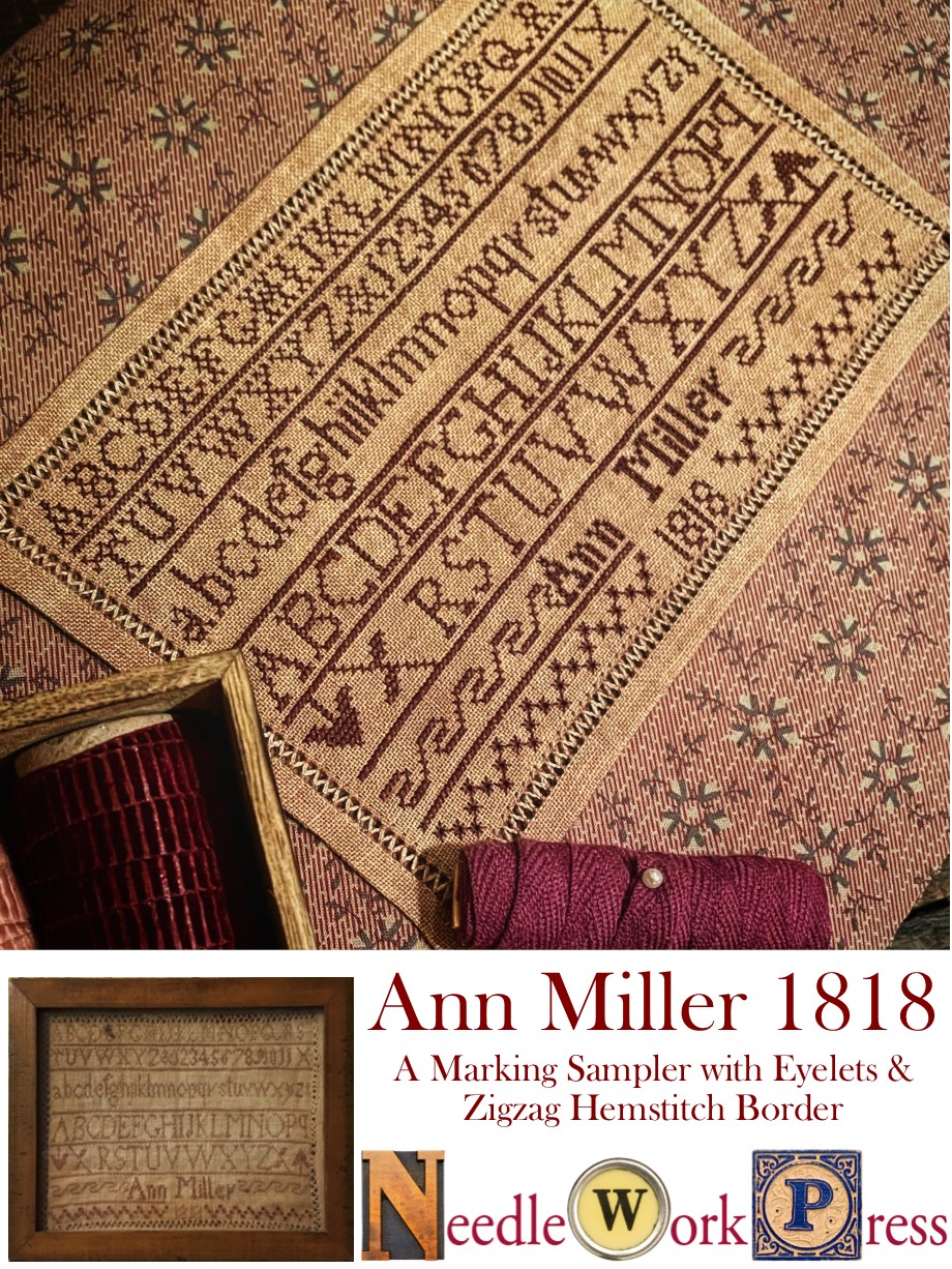 Ann Miller 1818 Sampler - Click Image to Close