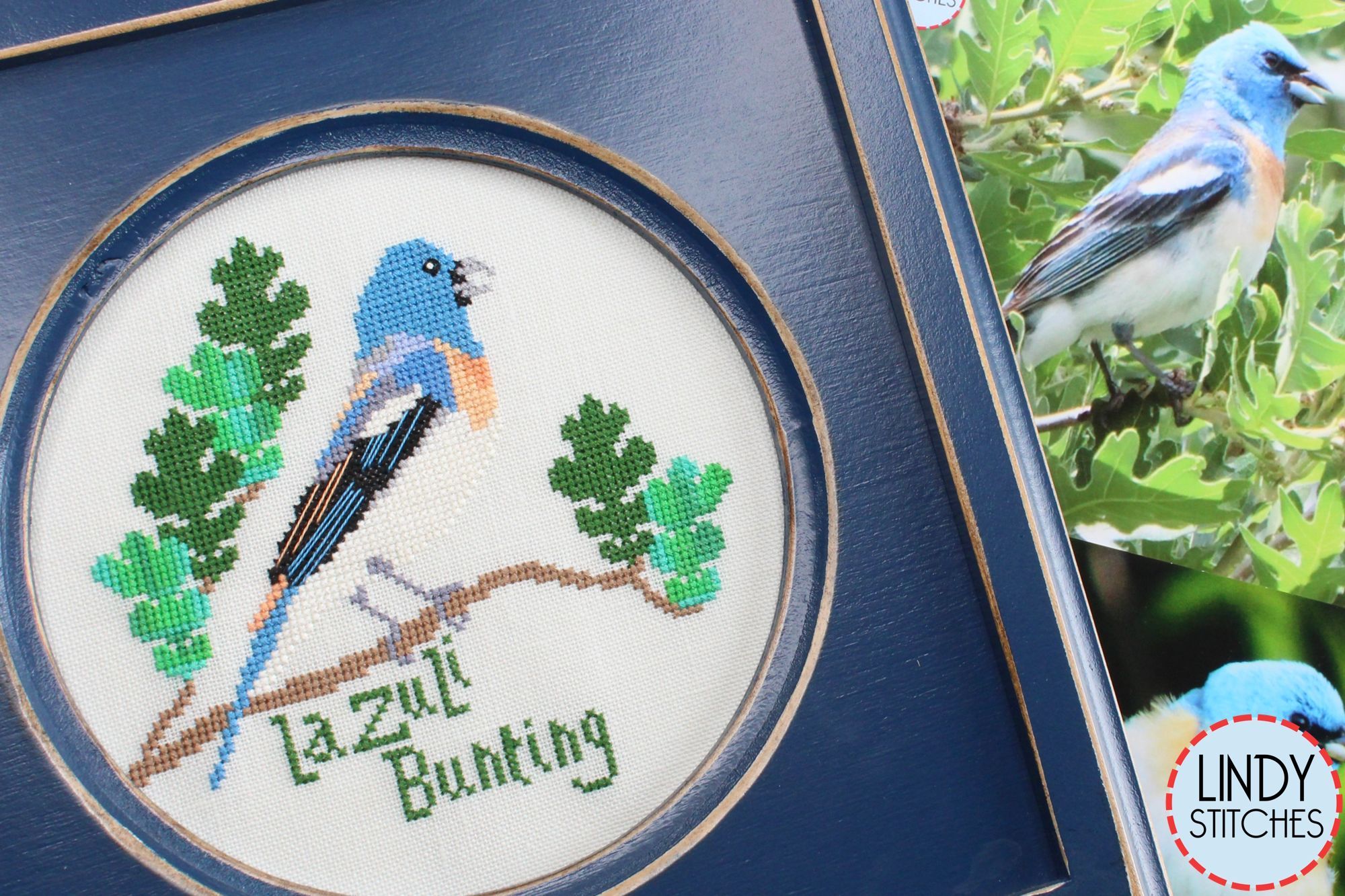 Bird Crush Club #5 - Lazuli Bunting - Click Image to Close