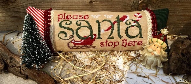 Santa Stop Here - R-116 with Charm - Click Image to Close