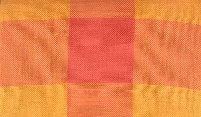 Pumpkin / Tangerine - Woven Checks 24ct