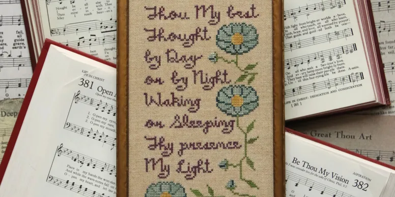 Sunday Stitches FEBRUARY : BE THOU MY VISION