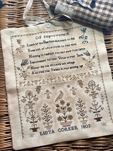 Lidya Corker Reproduction Sampler Roll - Click Image to Close